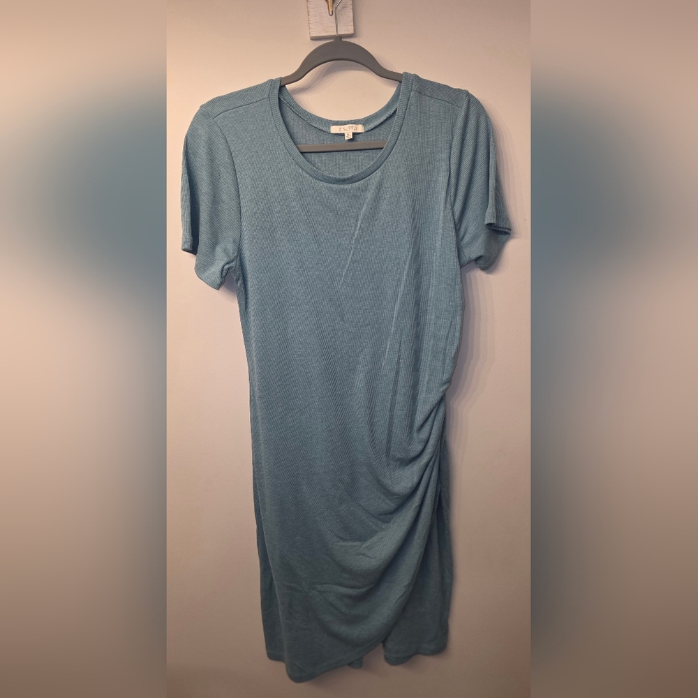 Z Supply Light Blue Short Bodycon Dress